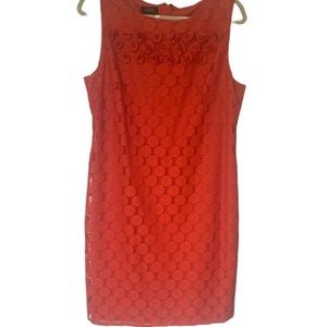 Peck & Peck Lace Overlay Sheath Size 14